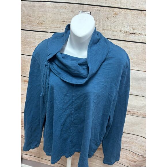 Habitat Sweater Womens Size XL Long Sleeve Blue Pullover Winter Casual - Picture 3 of 12